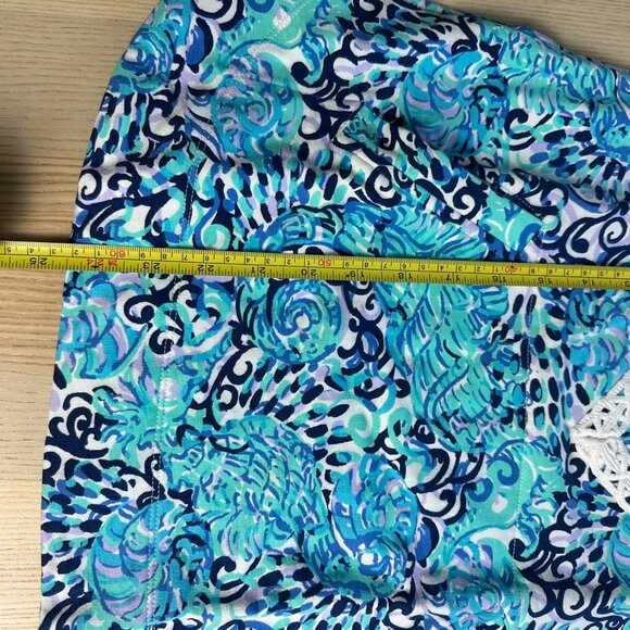 NWT Lilly Pulitzer Janie Popover in Light Aqua Spritz Size XXS - Picture 10 of 10
